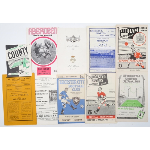 567 - A mixed collection of 1960s football programmes, to include Alloa Athletic, Stranraer, Greenock Mort... 