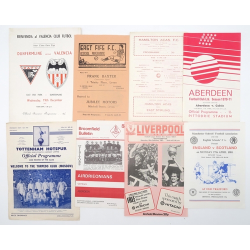 567 - A mixed collection of 1960s football programmes, to include Alloa Athletic, Stranraer, Greenock Mort... 