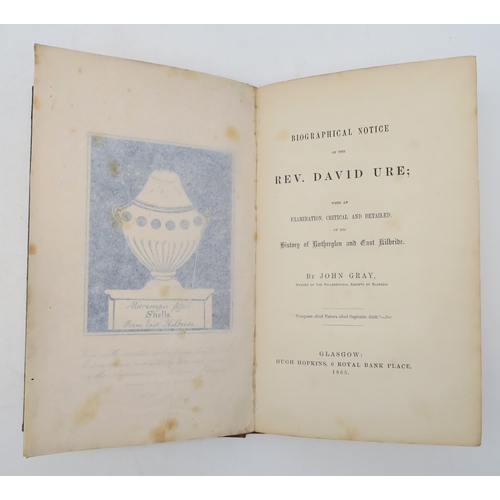 577 - GLASGOW ANTIQUARIANForm of Process in the Burgh Courts of the City of GlasgowPrinted for the Courier... 