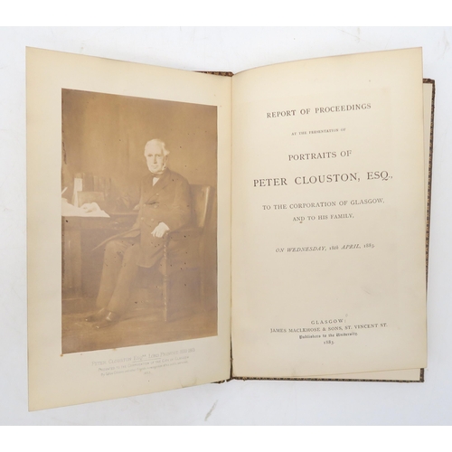 577 - GLASGOW ANTIQUARIANForm of Process in the Burgh Courts of the City of GlasgowPrinted for the Courier... 