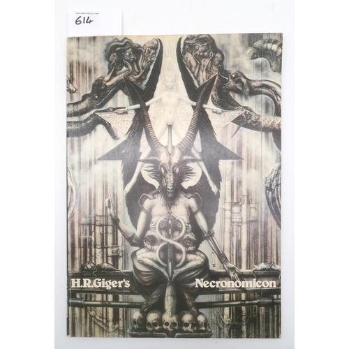 614 - FANTASY ARTGiger, H.R. NecronomiconBig O Publishing Ltd., London, 1979, second printingMcGregor, Don... 