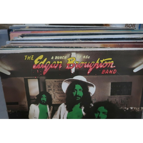 425 - VINYL RECORDS a box of pop and rock vinyl LP records