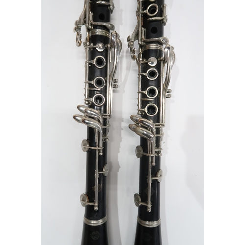 426 - Selmer Paris Clarinet Set of Two. A pair of clarinets; Series 9 b flat clarinet serial number B 2079... 