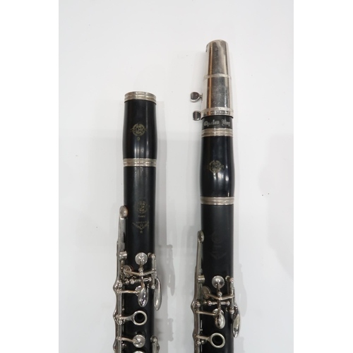 426 - Selmer Paris Clarinet Set of Two. A pair of clarinets; Series 9 b flat clarinet serial number B 2079... 