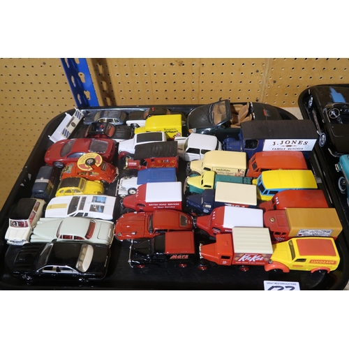 632 - A large and varied collection of diecast model vehicles, of mixed scale, to include examples by Corg... 