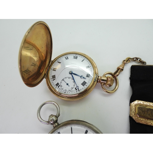 891 - Two Silver pocket watches, one marked Chester possibly 1896, for Alfred Henry Read, another silver e... 