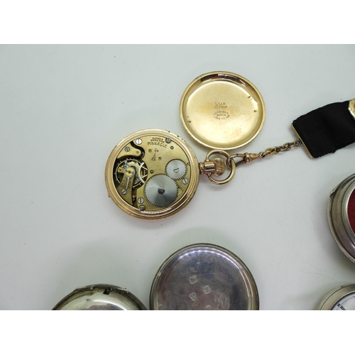 891 - Two Silver pocket watches, one marked Chester possibly 1896, for Alfred Henry Read, another silver e... 