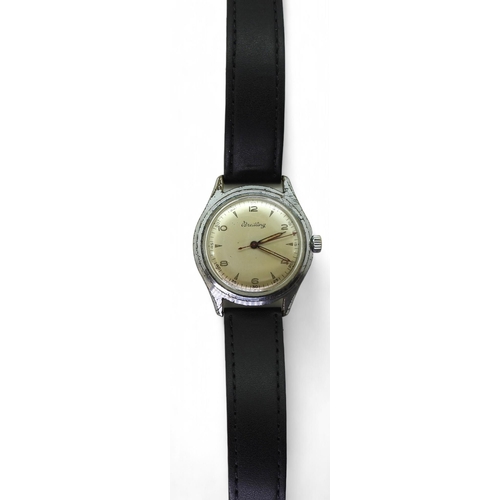 893 - A Vintage Brietling wristwatch, Stainless Steel case