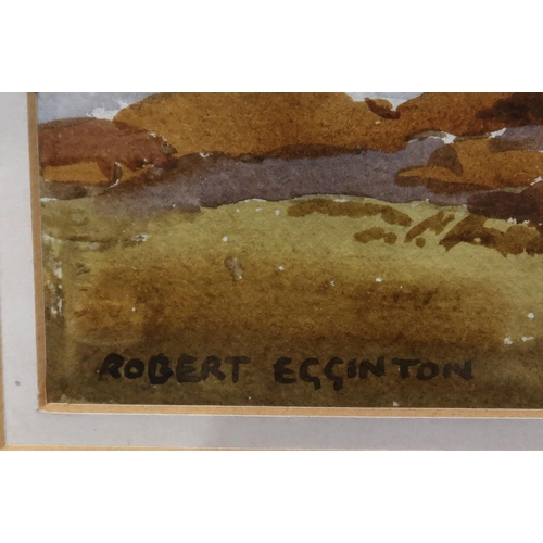 900 - ROBERT EGGINGTON (ENGLISH b.1943) ROCKCLIFF Watercolour, signed lower left, 36 x 56cm Title inscribe... 