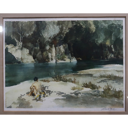 901 - WILLIAM RUSSELL FLINT (SCOTTISH 1880-1969) IN THE STUDIO Print multiple, signed lower righ... 