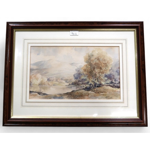 906 - WILLIAM SIMPSON CLOVE (20th CENTURY SCHOOL) AMONG THE FERNS Watercolour, signed lower righ... 