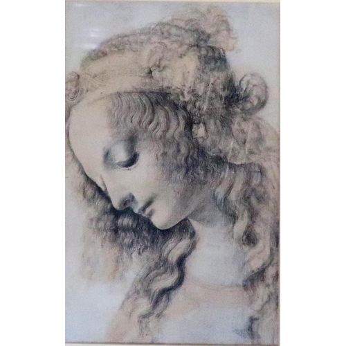 928 - Modern decorative lithographs after Leonardo da Vinci (4)