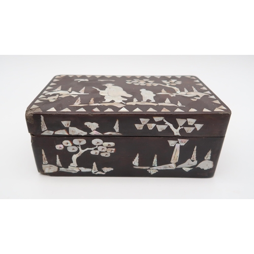 235 - A collection of oriental ceramics including two Chinese prunus pattern blue and white ginger jars, a... 