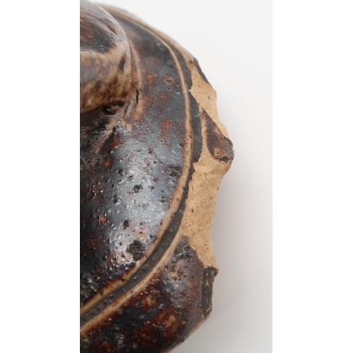 204 - A Lambeth salt glazed Tobacco Jar modelled as Jack Tar, 31cm high