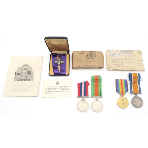 431 - A WW1 medal pair awarded to 438399 Second Corporal J. Smallman, Royal Engineers; together with a Can... 