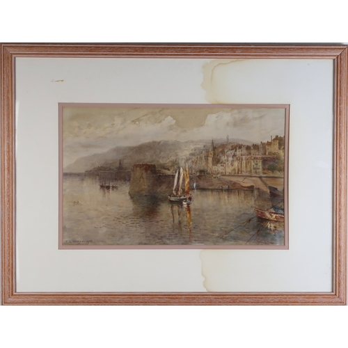 2972 - ETHEL S CHEESWRIGHT (BRITISH 1874-1977)ST PETER PORT GUERNSEYWatercolour, signed lower left, 27.5 x ... 