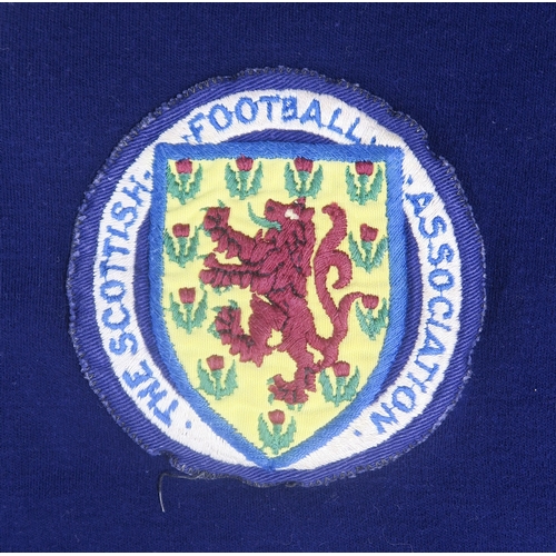 2655 - A SCOTLAND INTERNATIONAL No. 9 JERSEY, CIRCA-1966Size 38, with embroidered badge to the left chest a... 