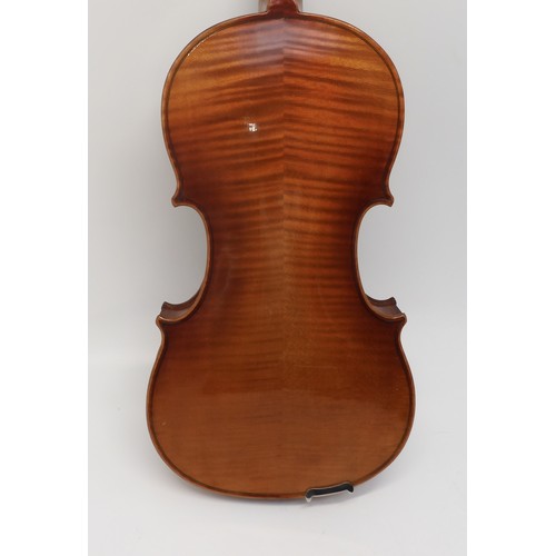 2656 - JOSEPH BASSIOTA two piece back Viola 39cm labelled to the interior Modele JOSEPH BASSIOT, Luthier 9 ... 