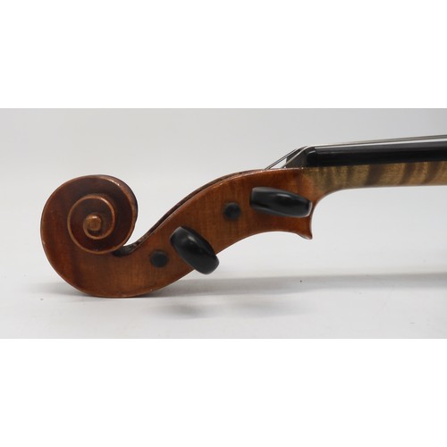 2656 - JOSEPH BASSIOTA two piece back Viola 39cm labelled to the interior Modele JOSEPH BASSIOT, Luthier 9 ... 