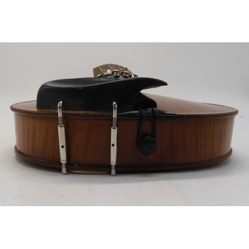 2656 - JOSEPH BASSIOTA two piece back Viola 39cm labelled to the interior Modele JOSEPH BASSIOT, Luthier 9 ... 