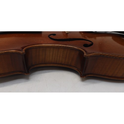 2656 - JOSEPH BASSIOTA two piece back Viola 39cm labelled to the interior Modele JOSEPH BASSIOT, Luthier 9 ... 