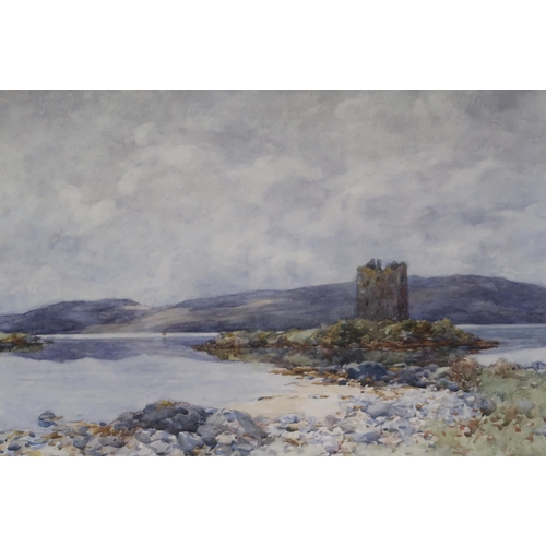 928 - ALEXANDER KELLOCK BROWN RI RSW ARSA RSA (SCOTTISH 1849-1922) CASTEL STALKER Watercolour, s... 