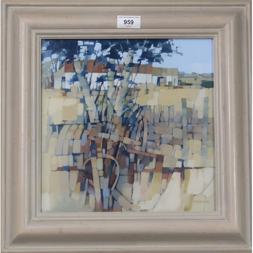 959 - JOE SMERNICKI (SCOTTISH CONTEMPORARY) LATE SUMMER ANGUS Oil on canvas, signed lower right,... 