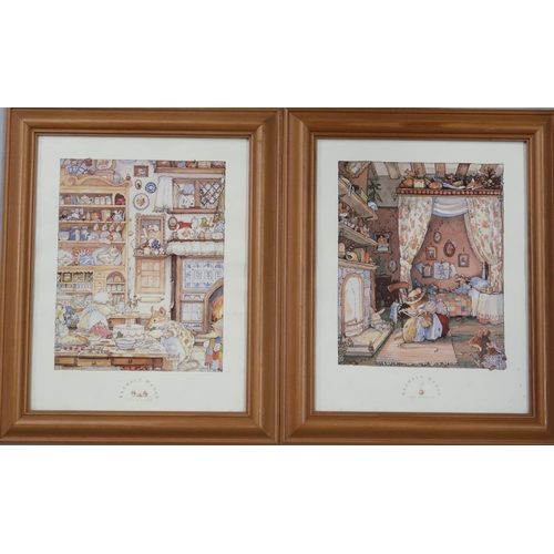 987 - A COLLECTION OF BRAMBLY HEDGE PRINTS (8)