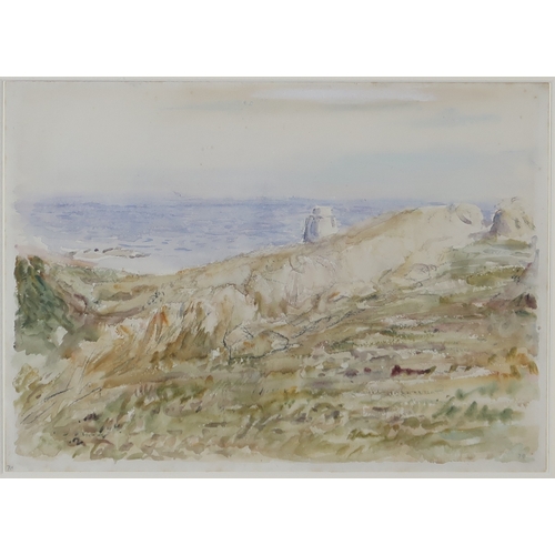 2981 - WILLIAM MCTAGGART RSA RSW (SCOTTISH 1835-1910)ON THE COAST (c1870s)Watercolour, studio stamp lower r... 