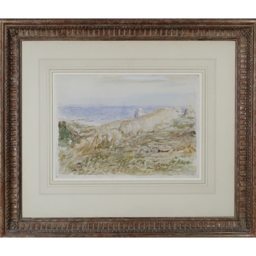 2981 - WILLIAM MCTAGGART RSA RSW (SCOTTISH 1835-1910)ON THE COAST (c1870s)Watercolour, studio stamp lower r... 