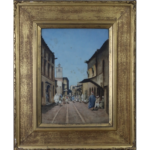 2994 - HAMILTON MAXWELL RSW (SCOTTISH 1830-1923)NORTH AFRICAN STREET Watercolour, signed lower left, 3... 