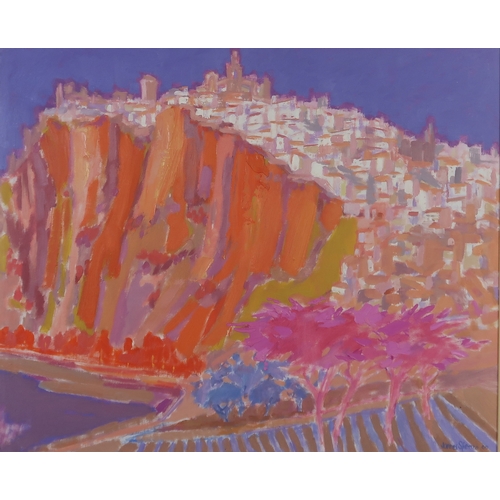 3000 - JAMES SPENCE RSW RGI (SCOTTISH 1929-2016)SPRING, ARCOS DE LA FRONTERAOil on canvas, signed lower rig... 