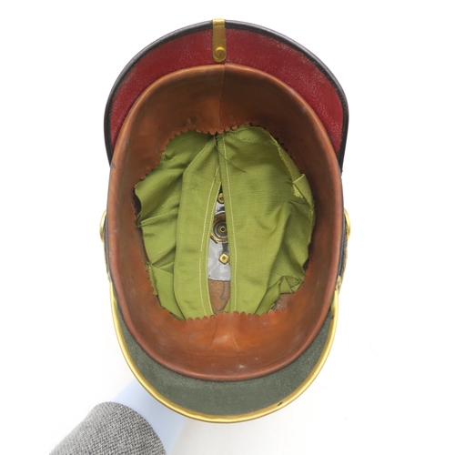 2608 - AN IMPERIAL GERMAN PRUSSIAN OFFICER'S PICKELHAUBE&nbsp;Fitted with a tall spike, the base having sta... 