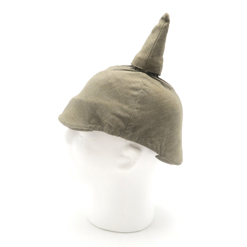 2608 - AN IMPERIAL GERMAN PRUSSIAN OFFICER'S PICKELHAUBE&nbsp;Fitted with a tall spike, the base having sta... 