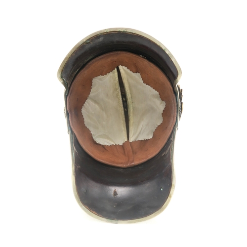 2610 - A REPRODUCTION IMPERIAL GERMAN PRUSSIAN GARDE DU CORPS PARADE HELMETThe tombak body with rivetted lo... 