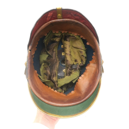 2611 - AN IMPERIAL GERMAN PRUSSIAN OFFICER'S PICKELHAUBEWith scaled chinstrap, the spike having star fittin... 