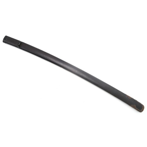 2612 - A JAPANESE KATANAThe smith-made blade with Midare Hamon and measuring approx. 74cm in length, the ta... 
