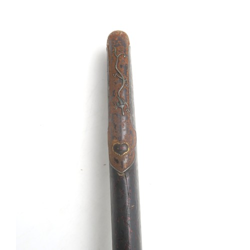 2612 - A JAPANESE KATANAThe smith-made blade with Midare Hamon and measuring approx. 74cm in length, the ta... 
