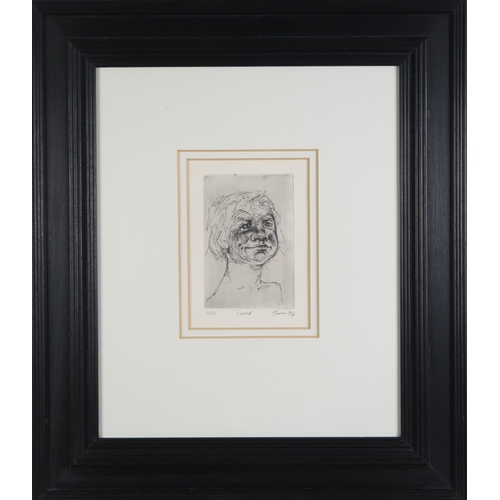 955 - PETER HOWSON OBE (BRITISH B.1958) CHILD Etching, signed, dated (19)94 and no.12/50 in pencil, 15 x 1... 