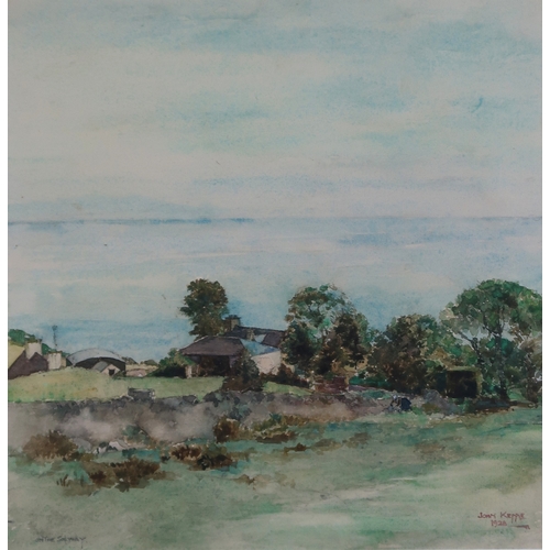 928B - JOHN KEPPIE (SCOTTISH 1862-1945) ON THE SOLWAY Watercolour, signed lower right, inscribed,... 