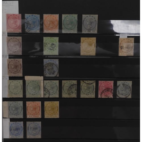 7008 - BRITISH COMMONWEALTHTRINIDAD AND TOBAGO stock sheets to include 4/d red and 4/d purple, 1/2d green, ... 