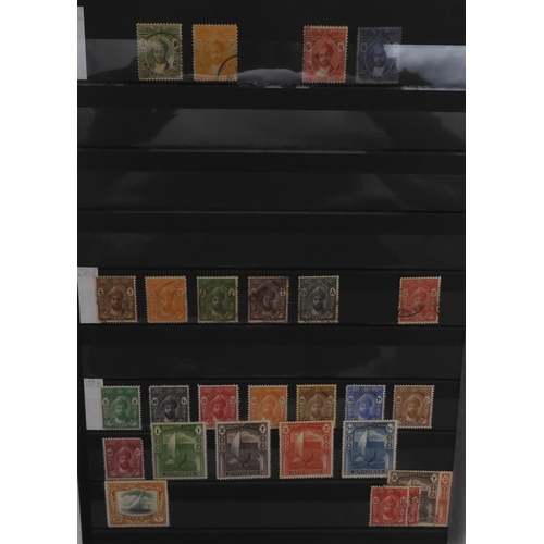 7009 - BRITISH COMMONWEALTHZANZIBAR stock sheets to include 1895 onwards half anna green, twelve annas red,... 