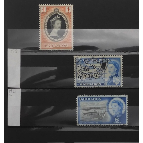 7013 - BRITISH COMMONWEALTH BARBADOS an excellent collection on stock sheets to include  1897 to 1899 sets,... 