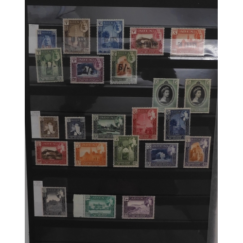 7016 - ABU DHABI a complete collection from sg1 to sg25 mint together with an almost complete collection of... 