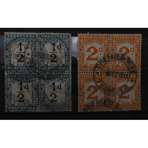 7018 - SOUTH AFRICAN STATES to include 9 Cape Triangles in mixed condition, 1902 set x 2 mint, various GRIQ... 