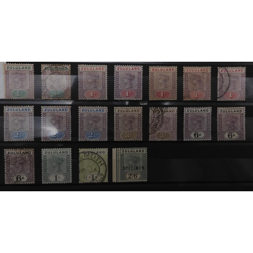 7018 - SOUTH AFRICAN STATES to include 9 Cape Triangles in mixed condition, 1902 set x 2 mint, various GRIQ... 