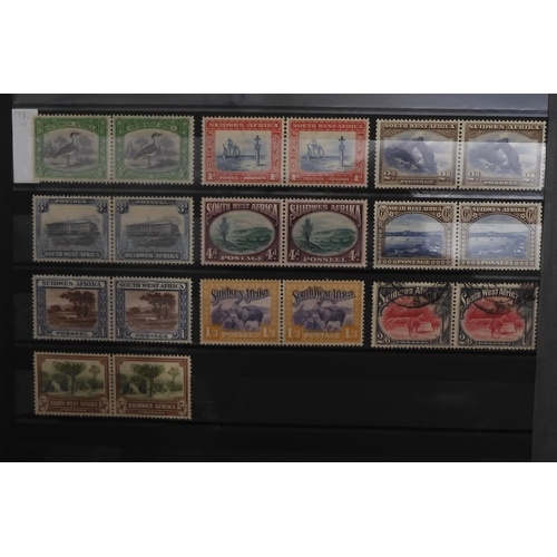 7022 - BRITISH AFRICA a stock book with multiple varieties to include SOUTH AFRICA 1925 and 1929 air sets, ... 