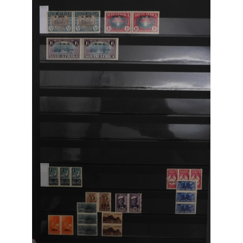 7022 - BRITISH AFRICA a stock book with multiple varieties to include SOUTH AFRICA 1925 and 1929 air sets, ... 