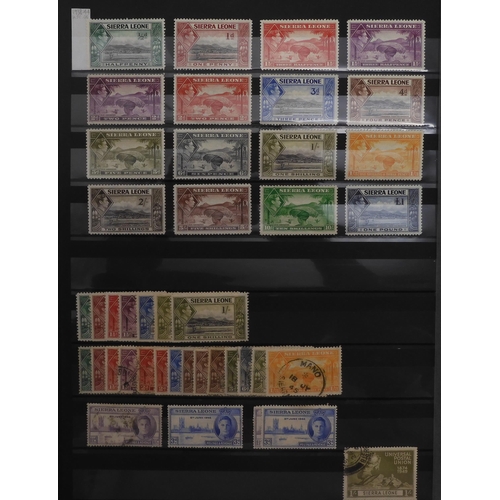 7023 - BRITISH COMMONWEALTHA lot comprising a stock book with SEYCHELLES to include 1890 set mint die 1 and... 