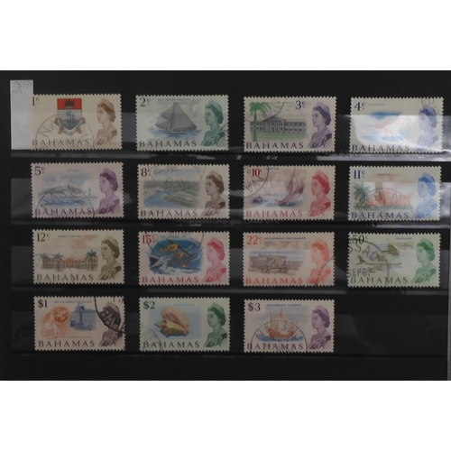 7026 - BRITISH COMMONWEALTHBAHAMAS a collection in stock sheets Victoria various Chalon heads up 6/d, Victo... 